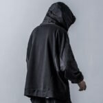 High Street Hip Hop Punk Gothic Loose Hoodie Jacket Overcoat