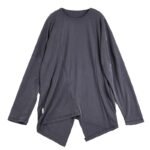 Original Design Dark Yamamoto Style Back-and-forth Stitched Long-sleeved T-shirt