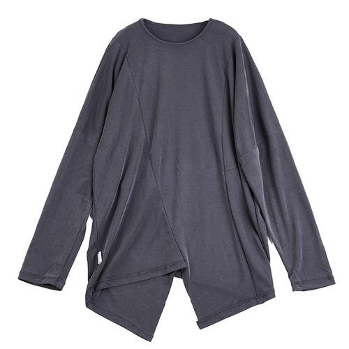 Original Design Dark Yamamoto Style Back-and-forth Stitched Long-sleeved T-shirt
