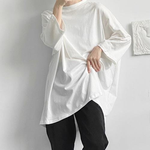 T1783 P40 Abstinence Series Cold Niche Loose All-match T-shirt