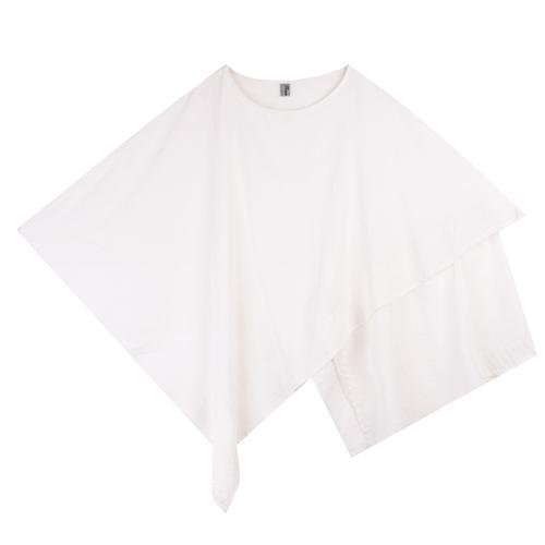 Summer Dark Asymmetric Short Sleeve T-shirt