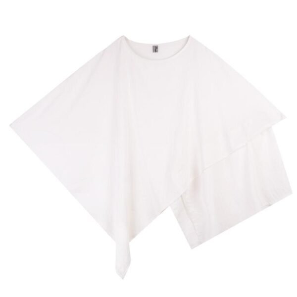 Summer Dark Asymmetric Short Sleeve T-shirt