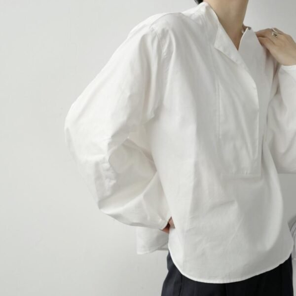 P55 Lazy Pullover Long Sleeve Temperament Shirt