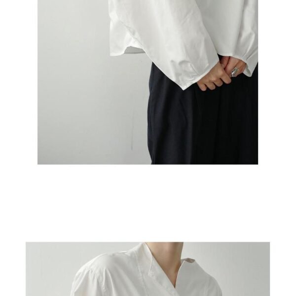 P55 Lazy Pullover Long Sleeve Temperament Shirt