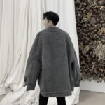 KK1252P155 Winter Fur Jacket Thickened Men's Loose Cotton Jacket