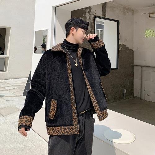 Both Side Can Wear Leapard Jacket