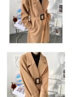 P120 Autumn and Winter Loose Decoration Woolen Coat