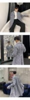 P135 New Plover Loose Long Windbreaker Jacket