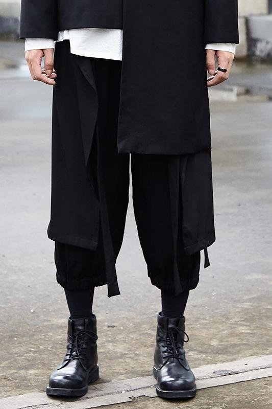 Yamamoto Yaosi Style Men's Cropped Casual Pants