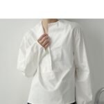 P55 Lazy Pullover Long Sleeve Temperament Shirt