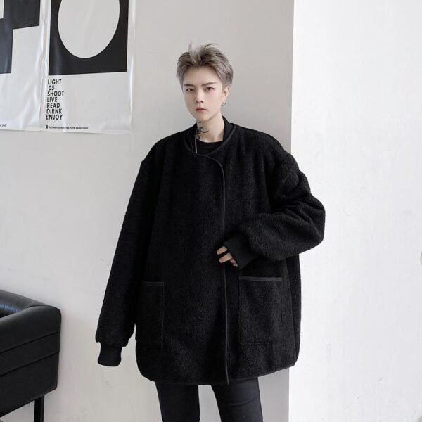 Kk1554 / P180 Fake Two Piece Fur Jacket