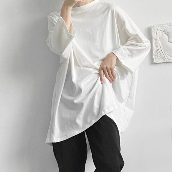 T1783 P40 Abstinence Series Cold Niche Loose All-match T-shirt