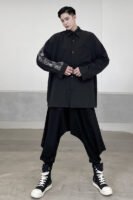 Japanese Yohji Yamamoto Casual Long-Sleeved Shirt Loose Shirt for Men