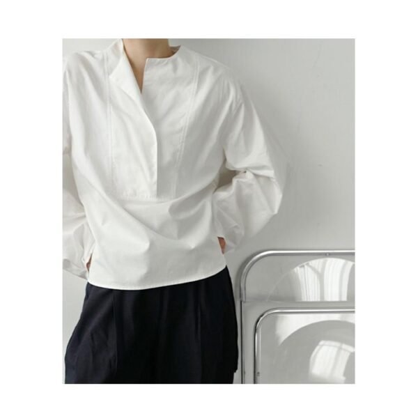 P55 Lazy Pullover Long Sleeve Temperament Shirt