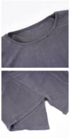 Original Design Dark Yamamoto Style Back-and-forth Stitched Long-sleeved T-shirt