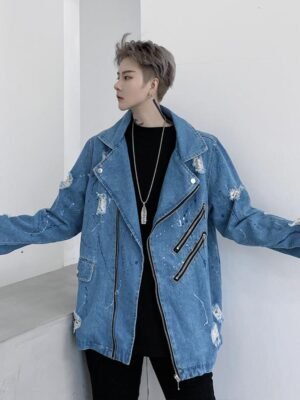 Y302 Denim Jacket Loose Casual Jacket