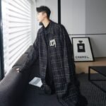 P165 Mid-length Small Fragrance Coat Fashionable All-match Over The Knee Coat