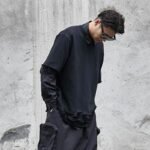 Dark Wind Loose Vest Short Sleeve T-shirt