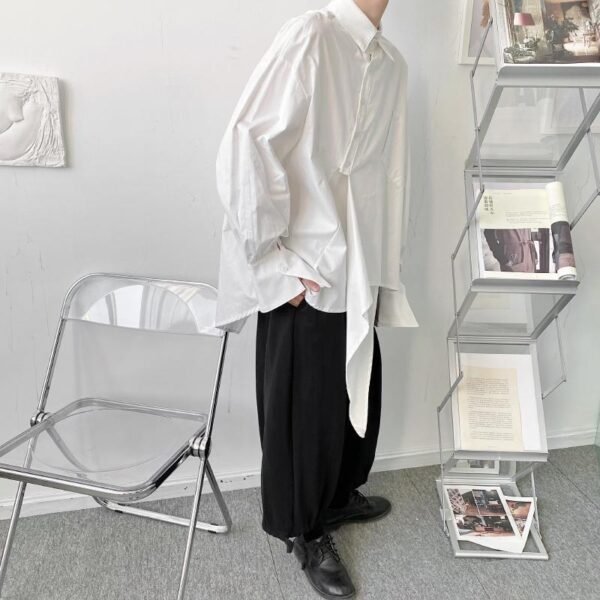 SC27 P65 Yamamoto Style Design Shirt Long Sleeves