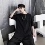 ST13 Summer New Irregular Loose T-shirt