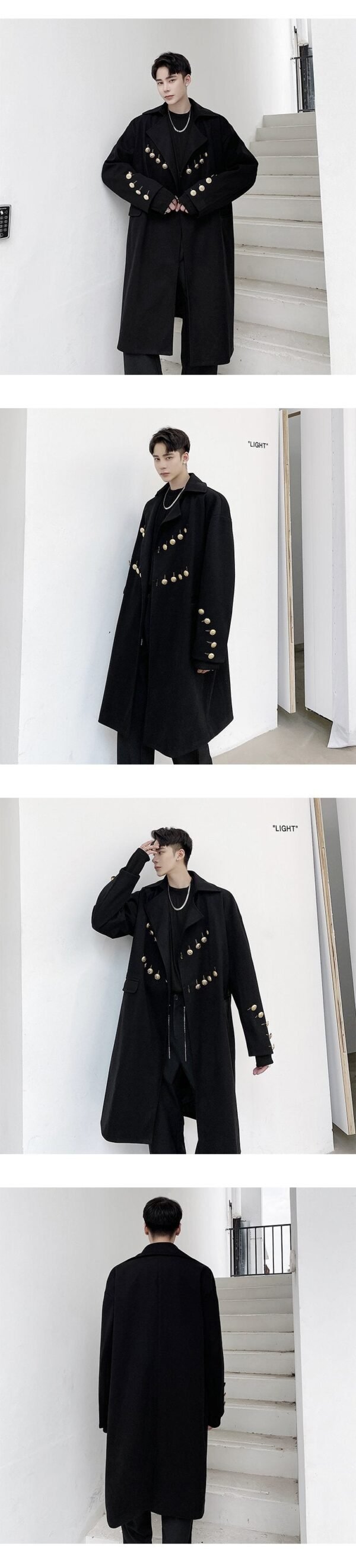 P175 Woolen Coat Cashmere Coat Men