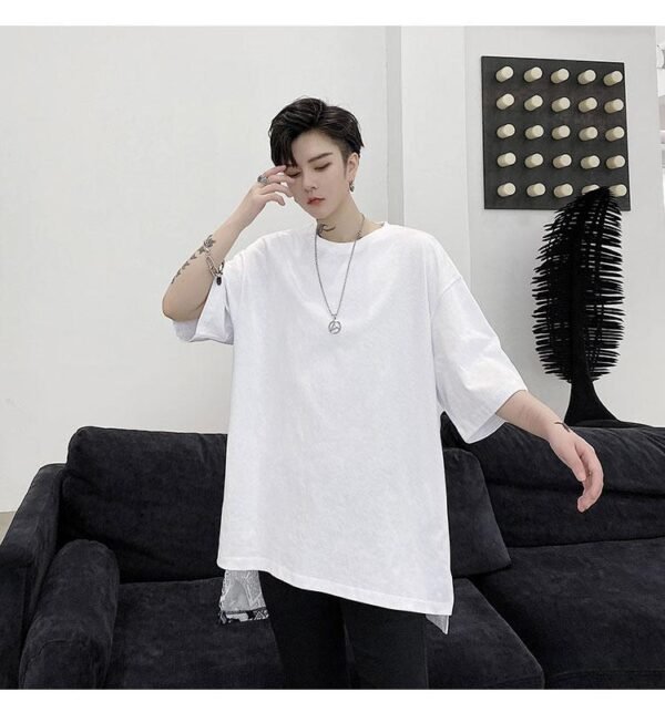 Men's Loose Hip-hop Casual Short Sleeve T-shirt