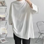 T1783 P40 Abstinence Series Cold Niche Loose All-match T-shirt