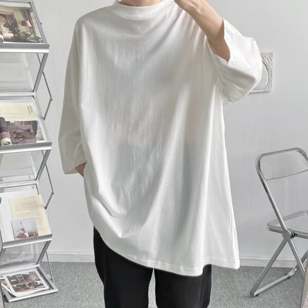 T1783 P40 Abstinence Series Cold Niche Loose All-match T-shirt