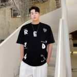 Ct106-p65 Summer Short Sleeve T-Shirt hip hop casual top T-shirt