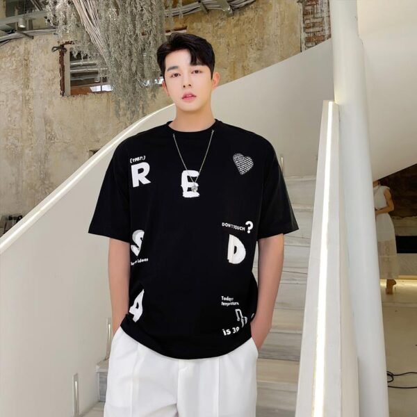 Ct106-p65 Summer Short Sleeve T-Shirt hip hop casual top T-shirt