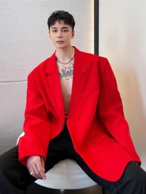 A452--6117--P125 Customized Red Suit Jacket