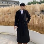 D271 Korean Style Long Casual Coat