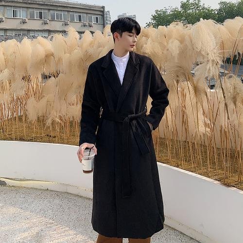 D271 Korean Style Long Casual Coat