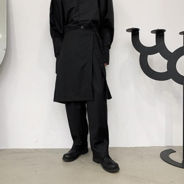 Yohji Yamamoto Mens Dresses and Skirts Men's Baggy Pants Skirts Fashion