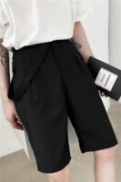 F48-P50 Detachable Ribbon Casual Elastic Short Trousers