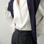 P55 Lazy Pullover Long Sleeve Temperament Shirt