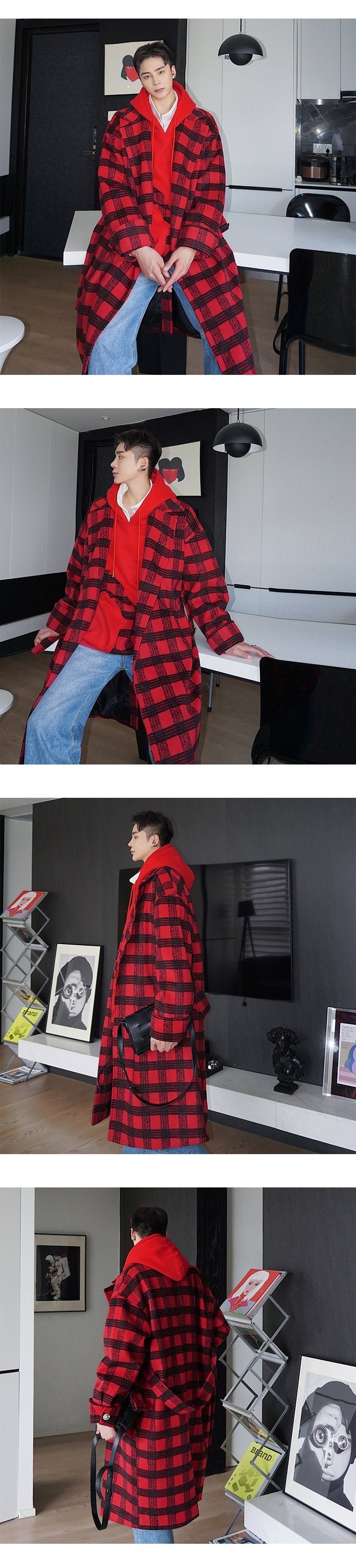 P165 Christmas Trend Coat Windbreaker Jacket
