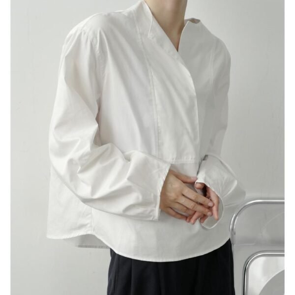 P55 Lazy Pullover Long Sleeve Temperament Shirt