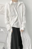 2002 P70 Japanese Creased Loose Long Shirt