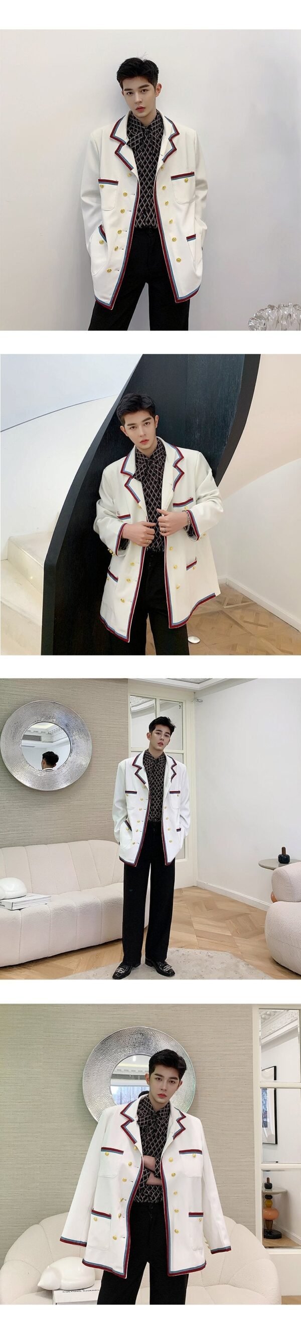 P145 Fashion Loose Suit Jacket