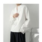 P55 Lazy Pullover Long Sleeve Temperament Shirt