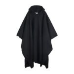 Yamamoto Style Dark Funeral Super Long Hooded Windbreaker Oversize Hedging Cape Over-the-knee Coat