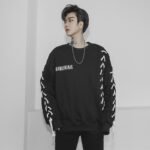 CT646 Autumn and Winter Fashion Siphon T-shirt