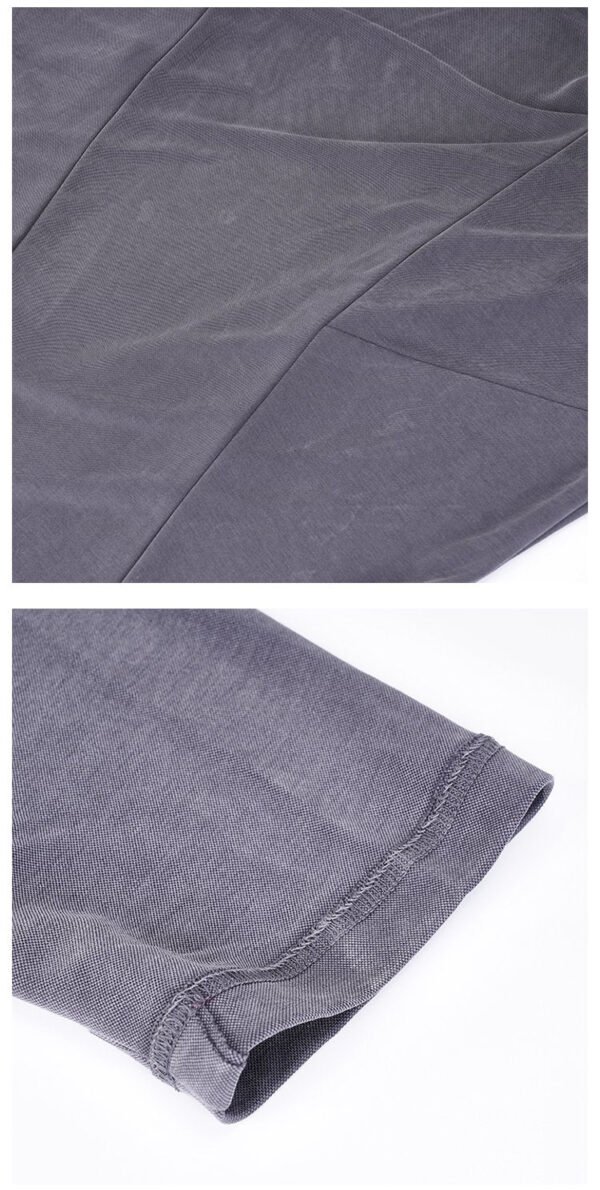 Original Design Dark Yamamoto Style Back-and-forth Stitched Long-sleeved T-shirt