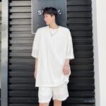 KK1706/P75 Round Neck Loose Men's Short Sleeve T-shirt