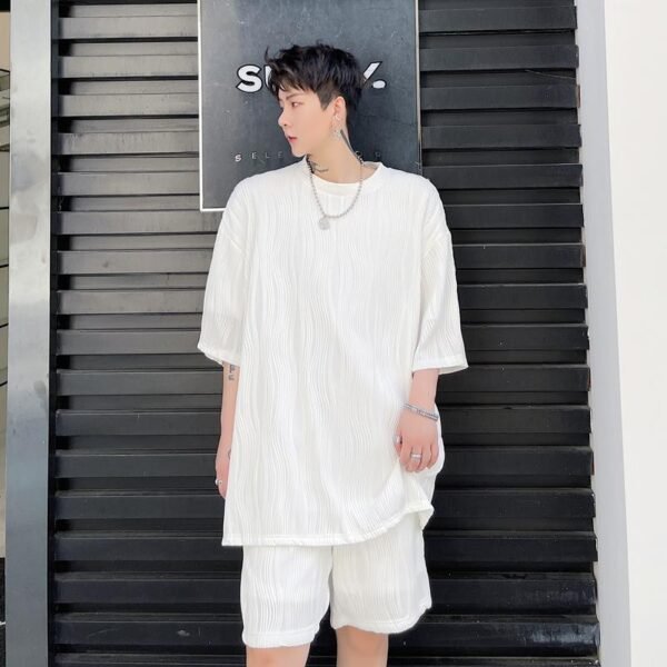 KK1706/P75 Round Neck Loose Men's Short Sleeve T-shirt