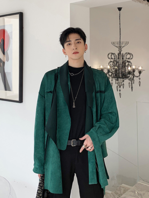 Fall Fashion Irregular Windbreaker Jacket Short Trenchcoat