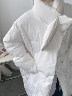 YM156 P225 90% White Duck Down Japanese Dark Thick Warm Down Jacket