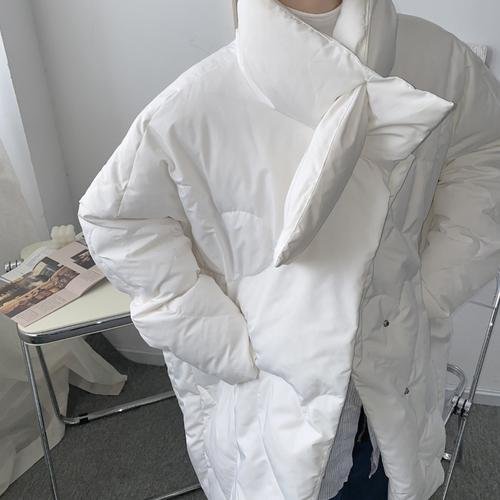 YM156 P225 90% White Duck Down Japanese Dark Thick Warm Down Jacket