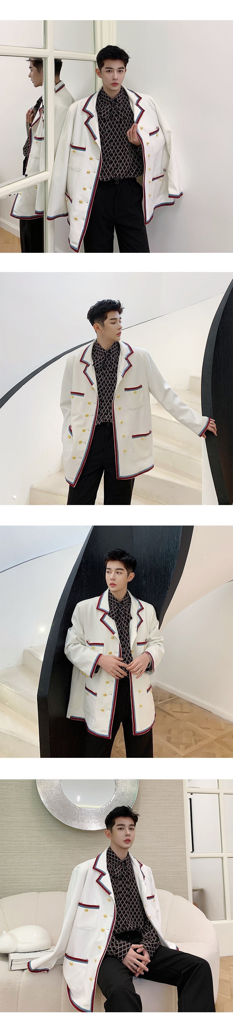 P145 Fashion Loose Suit Jacket